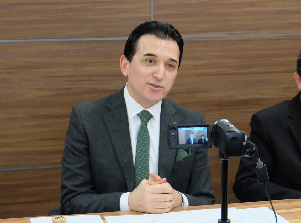 오시난 서울시 글로벌관광 명예시장이 인사말을 하고 있다. 사진=서울시관광협회