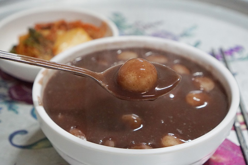 말바우시장 팥죽. 사진=장보영