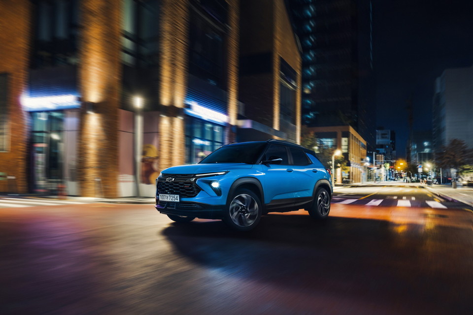 국내 수출 4위 모델 쉐보레 더 뉴 트레일블레이저. 사진=쉐보레