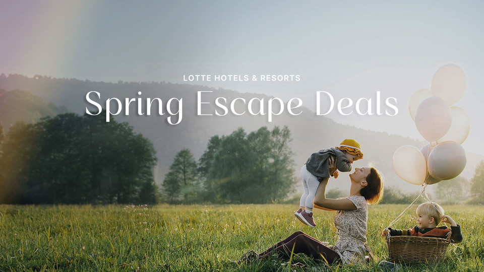 롯데호텔앤리조트가 리워즈 회원을 대상으로 부산과 제주 지역의 체인 호텔을 특별 할인가로 예약 가능한 ‘스프링 이스케이프 딜(Spring Escape Deals)’ 타임 세일을 전개한다. 사진=롯데호텔앤리조트