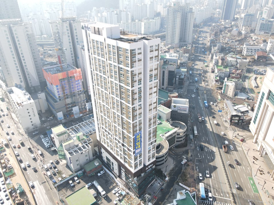 2025년 1월 31일 준공을 마친 하월곡동 성북 펠릭스 청년안심주택 전경. 사진=KBI건설