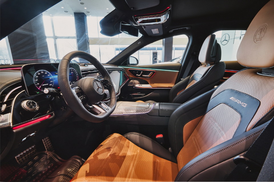 HS효성에디션(E 53) 실내. 사진=HS효성더클래스