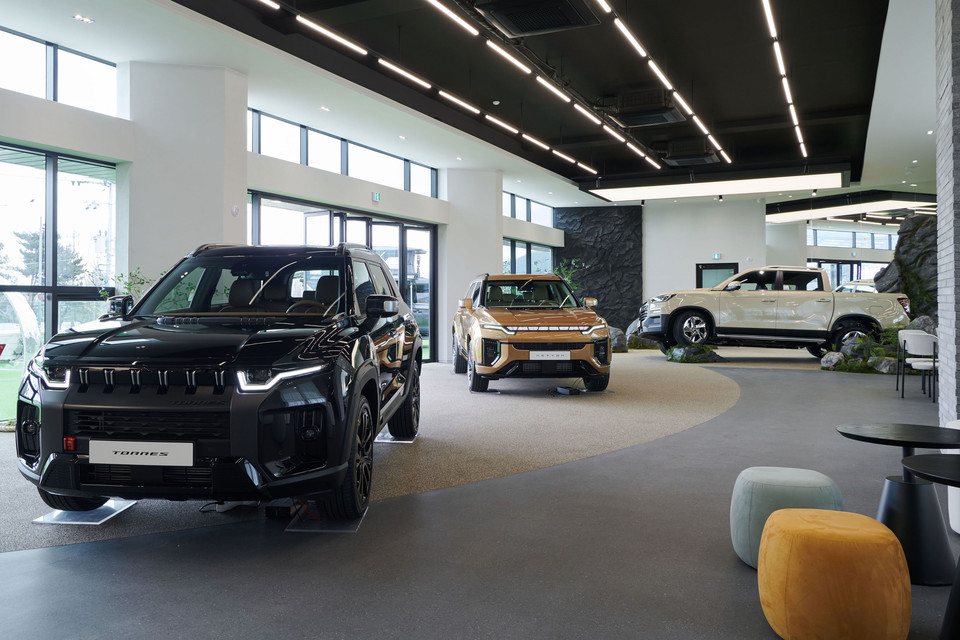 KGM 익스피리언스 센터 강남 실내 모습. 사진=KGM