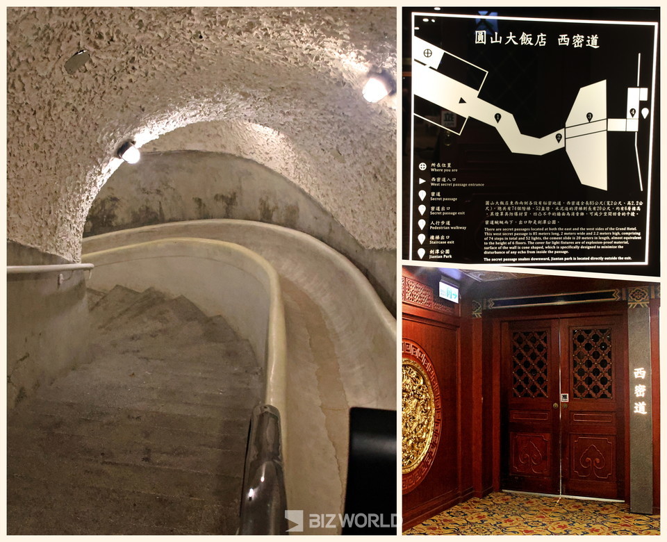 서측통로 스케치, 서측 통로에는 슬라이드 시설이 추가되어 있다. 타이완=손진석 기자