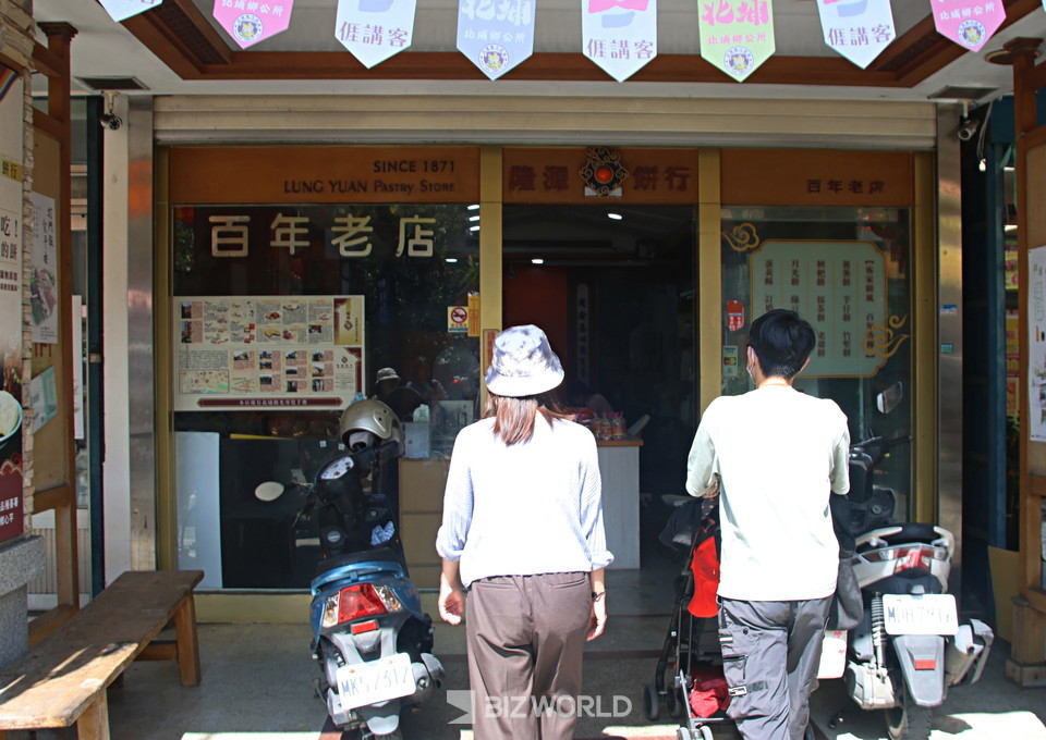 마을 곳곳에 오래된 노포들이 보인다. 타이완(신주)=손진석 기자