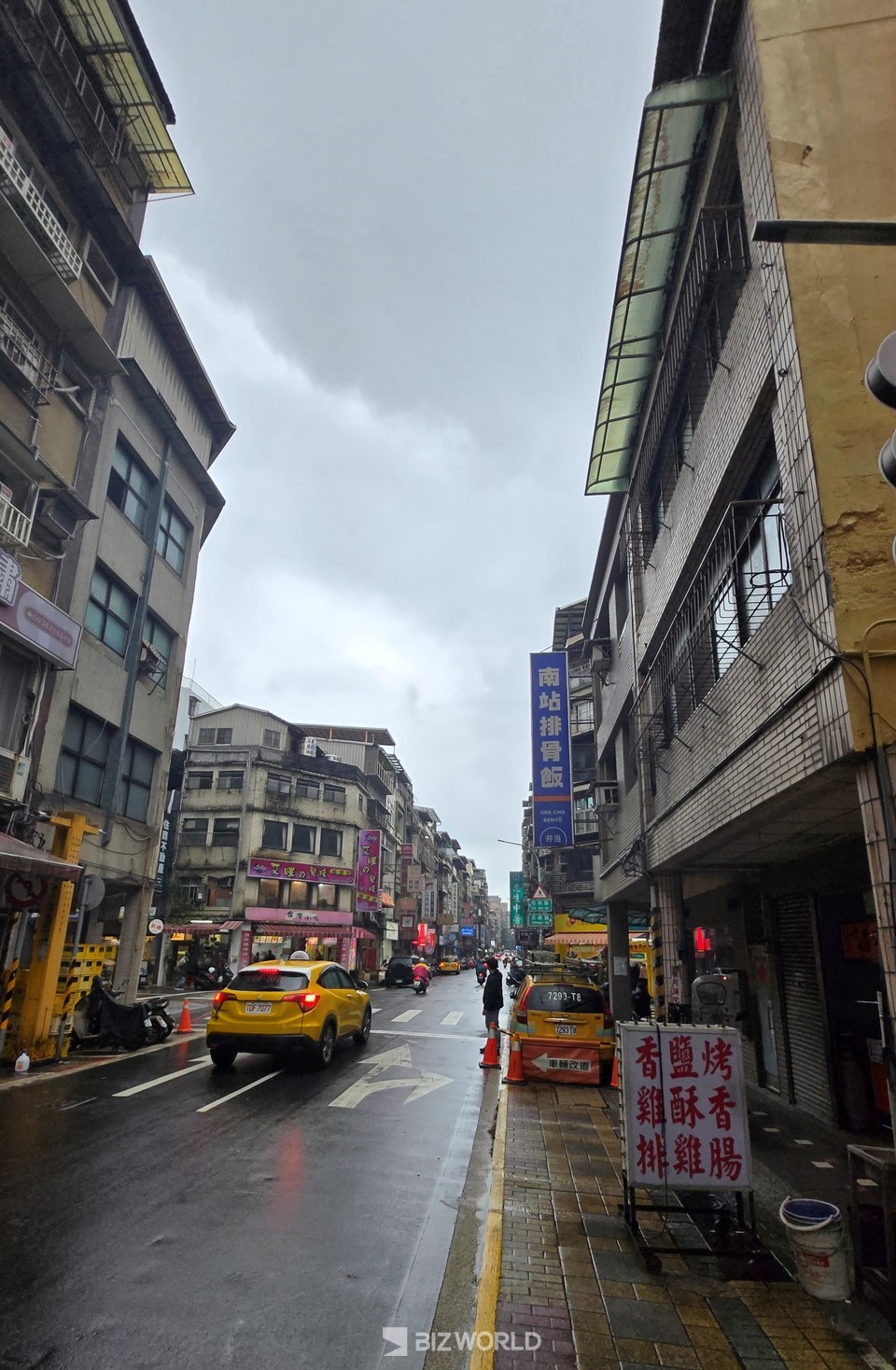 지롱항구에서 지롱탑으로 가는 골목길. 타이완=손진석 기자