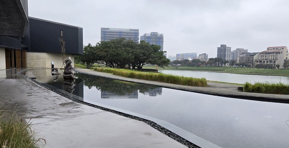 헝산서예예술관에서 바라본 외부 전경. 타이완=손진석 기자