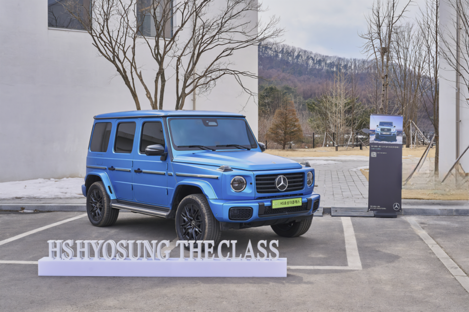 G-클래스의 첫 순수 전기차 G 580 위드 EQ 테크놀로지 에디션 원. 사진=HS효성더클래스