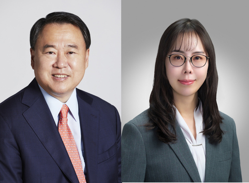 (왼쪽부터)양인집 어니컴 회장, 전묘상 일본 스마트뉴스 운영관리 총괄. 사진=신한금융