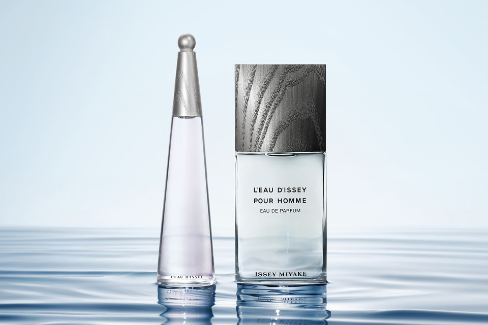 이세이미야케(ISSEY MIYAKE) '로디세이 오 드 퍼퓸 인텐스’(왼쪽), ‘로디세이 뿌르 옴므 오 드 퍼퓸’. 사진=이세이미야케