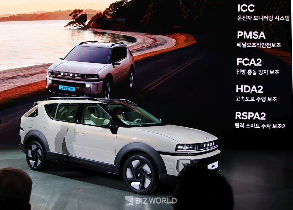 넥쏘 측면 모습. 사진=손진석 기자