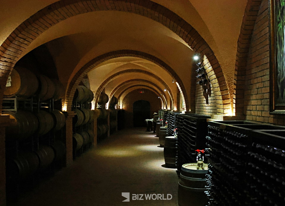 와인캐슬 내 저장된 와인. 베트남=손진석 기자