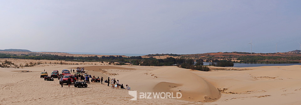 화이트샌듄 전경(와이드). 베트남=손진석 기자