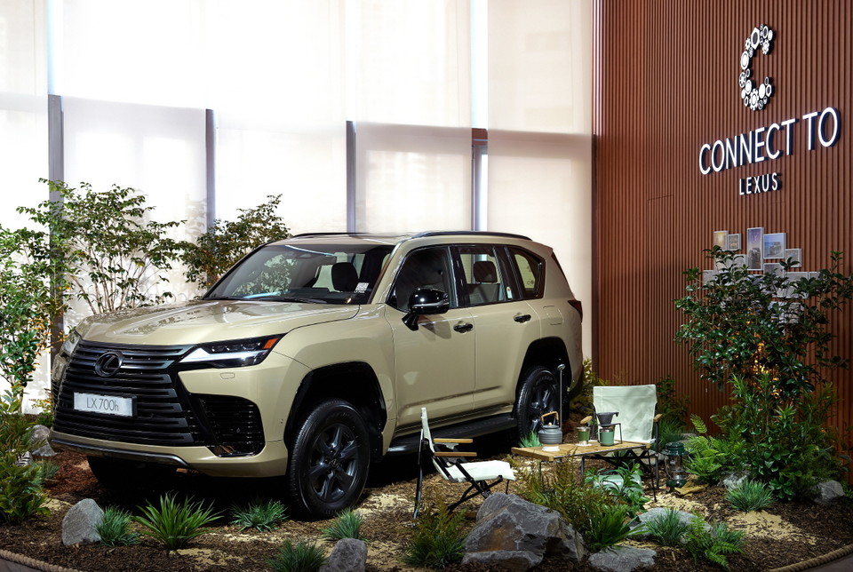 렉서스코리아가 커넥트쿠에 ‘디 올 뉴 LX 700h’를 특별 전시한다. 사진=렉서스코리아
