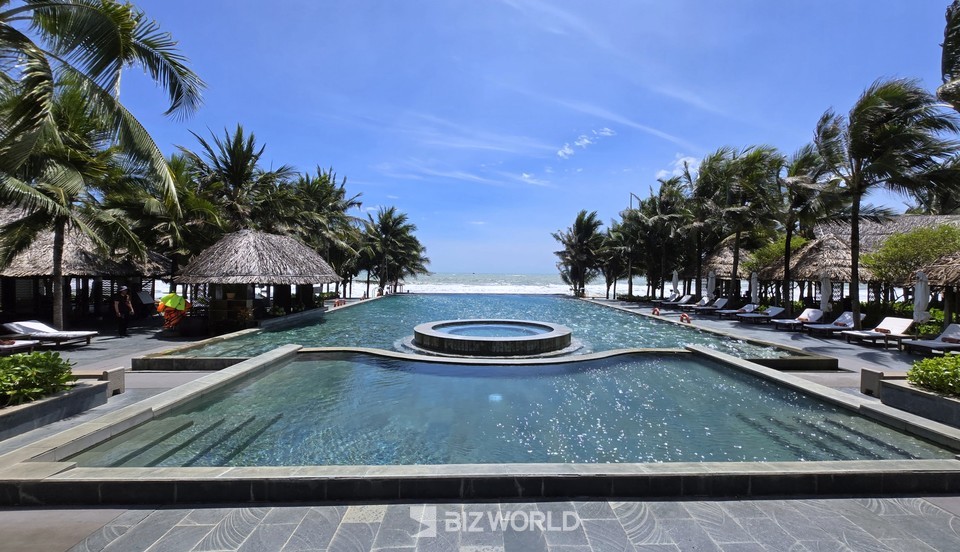 소나타 리조트 & 스파 메인 수영장. 베트남=손진석 기자