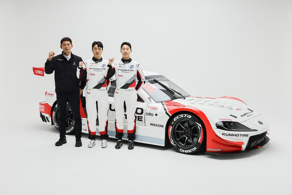 금호타이어가 ‘2025 오네 슈퍼레이스 챔피언십’ 토요타 가주 레이싱 6000 클래스 출격 준비를 마쳤다. 사진=금호타이어