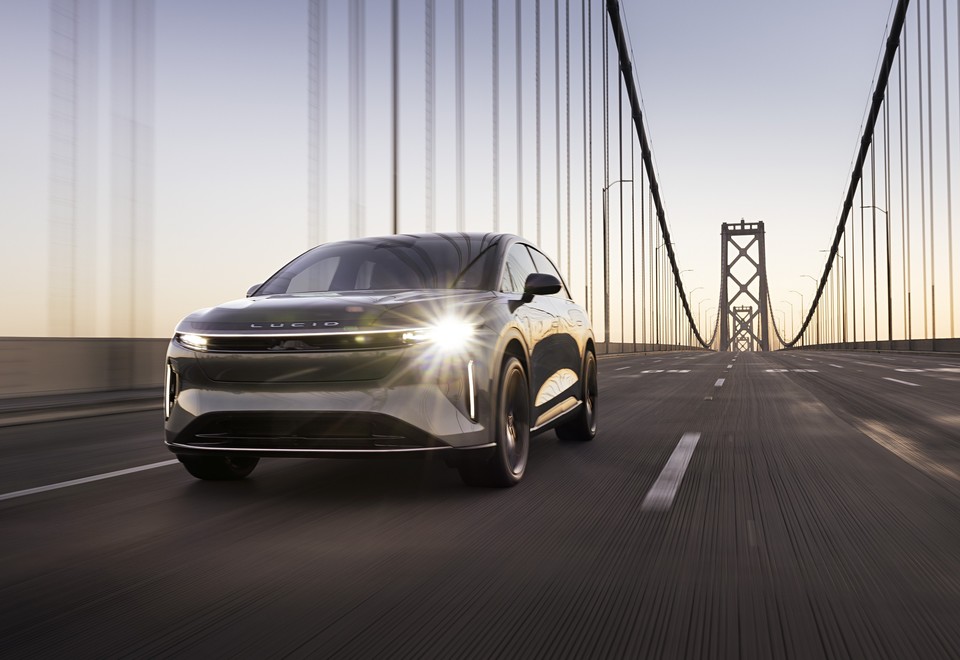 한국타이어가 루시드 전기 SUV '루시드 그래비티'에 신차용 타이어를 공급한다. 사진=한국타이어