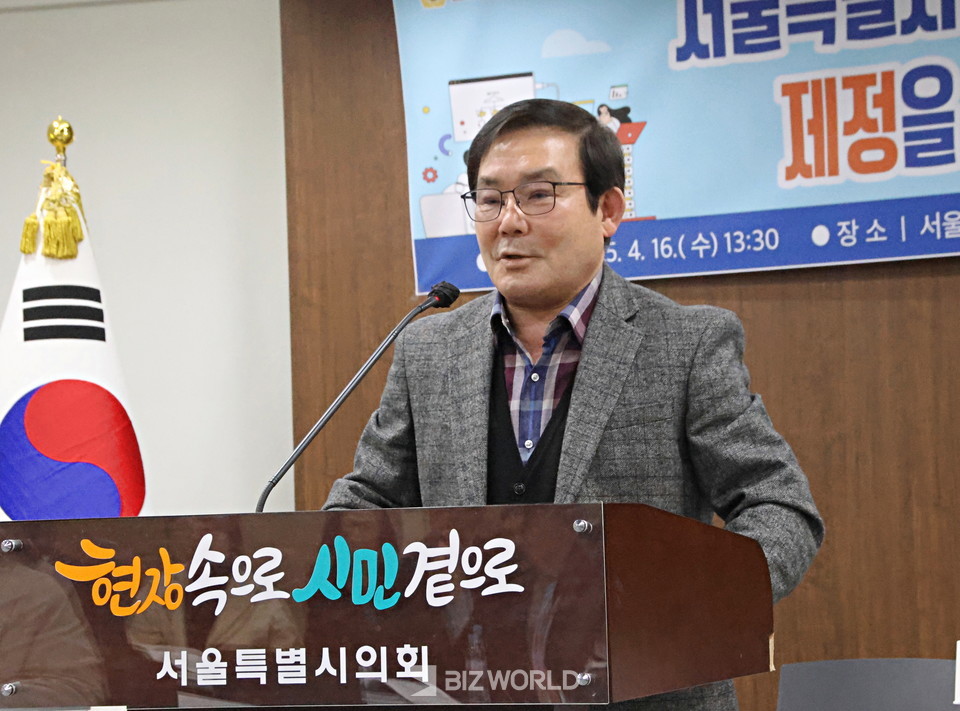 임춘대 위원장이 축사를 하고 있다. 사진=손진석 기자