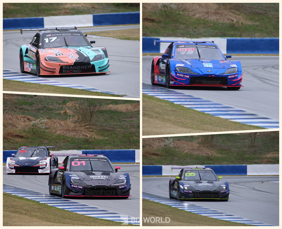 헨쟌 료마(17번), 오한솔(50번), 김중근(05번), 장현진(12번), 장현진(01번) 선수의 경기 모습. 용인=손진석 기자