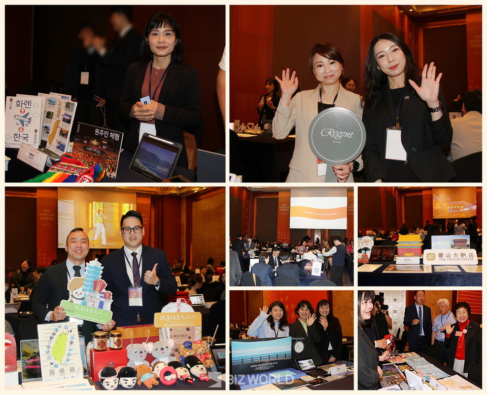 21일 진행된 대만관광청 B2B 관광설명회 개회식 전에 진행된 트래블 마트 스케치. 사진=손진석 기자
