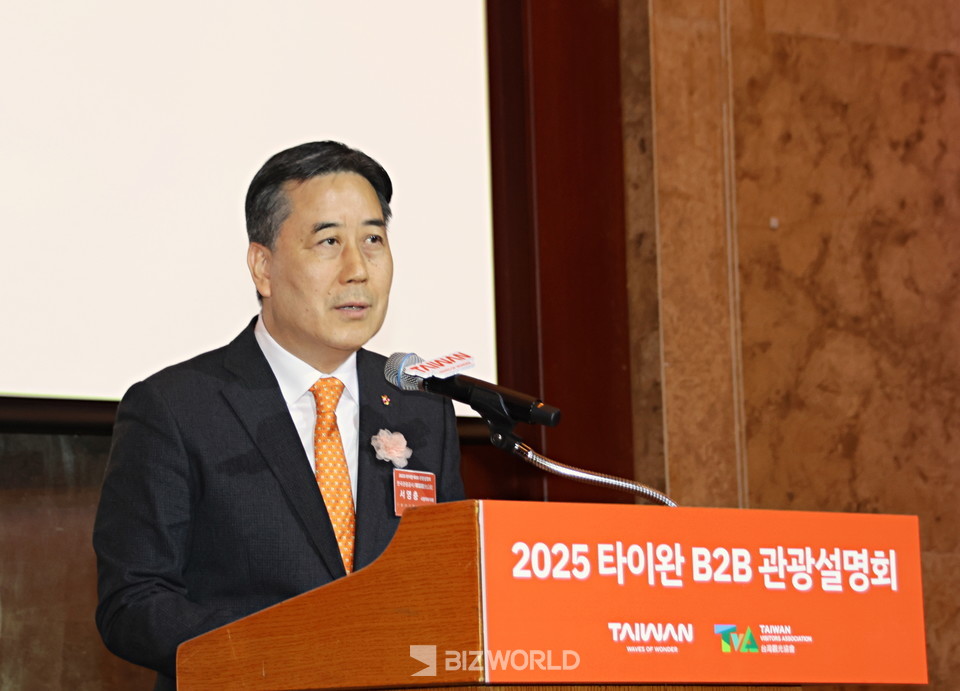 서영충 관광공사 사장 직무대행이 축사를 하고 있다. 사진=손진석 기자