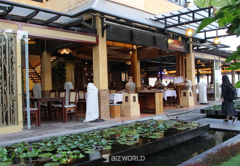 뱀부빌리지 대표 레스토랑 스트로위(Strawy). 베트남=손진석 기자