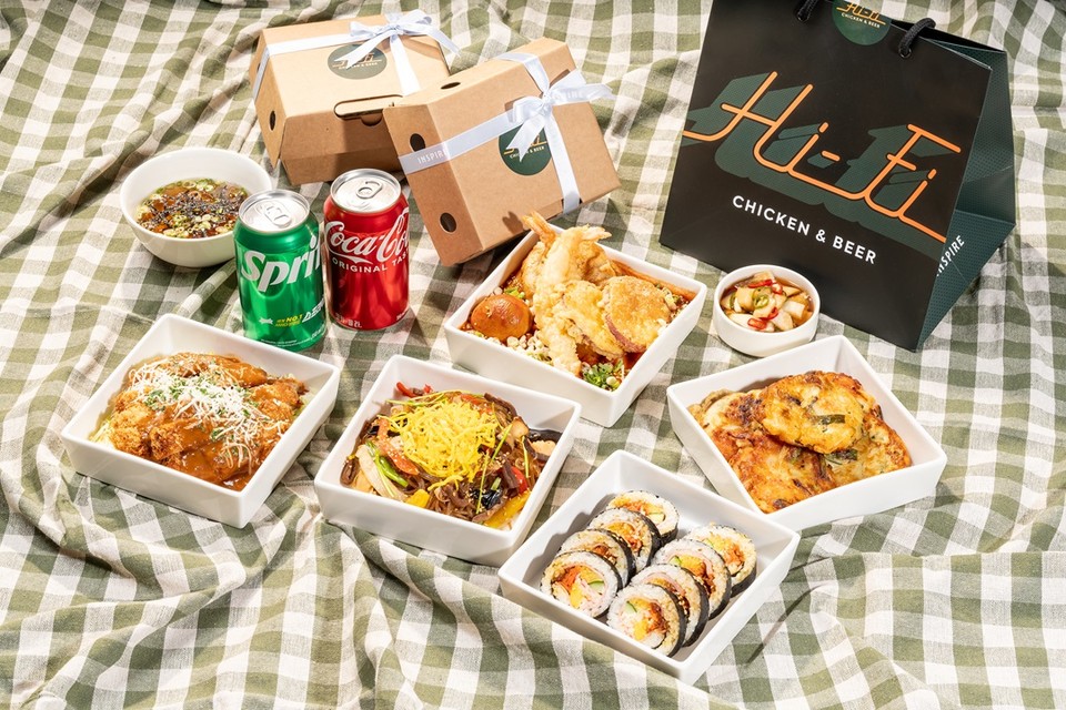 인스파이어 ‘하이파이 치킨 앤 비어’의 5월 한정 ‘피크닉 세트’. 사진=인스파이어 엔터테인먼트 리조트