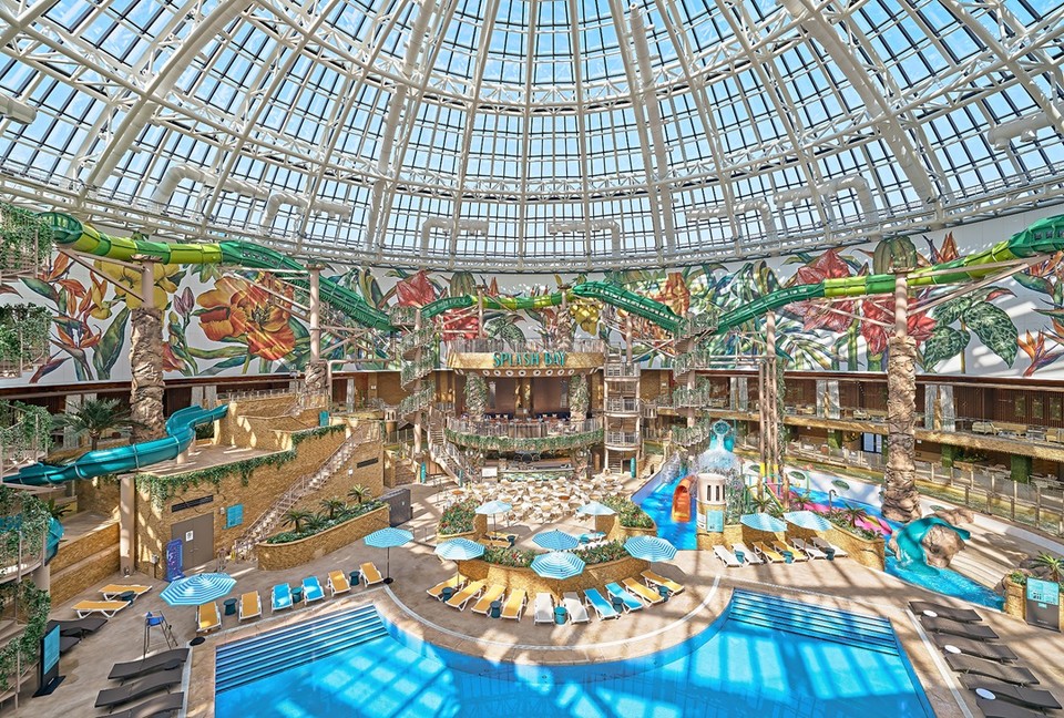 재단장을 마치고 지난달 28일 개장한 인스파이어 실내 워터파크 ‘스플래시 베이’ 전경. 사진=인스파이어 엔터테인먼트 리조트