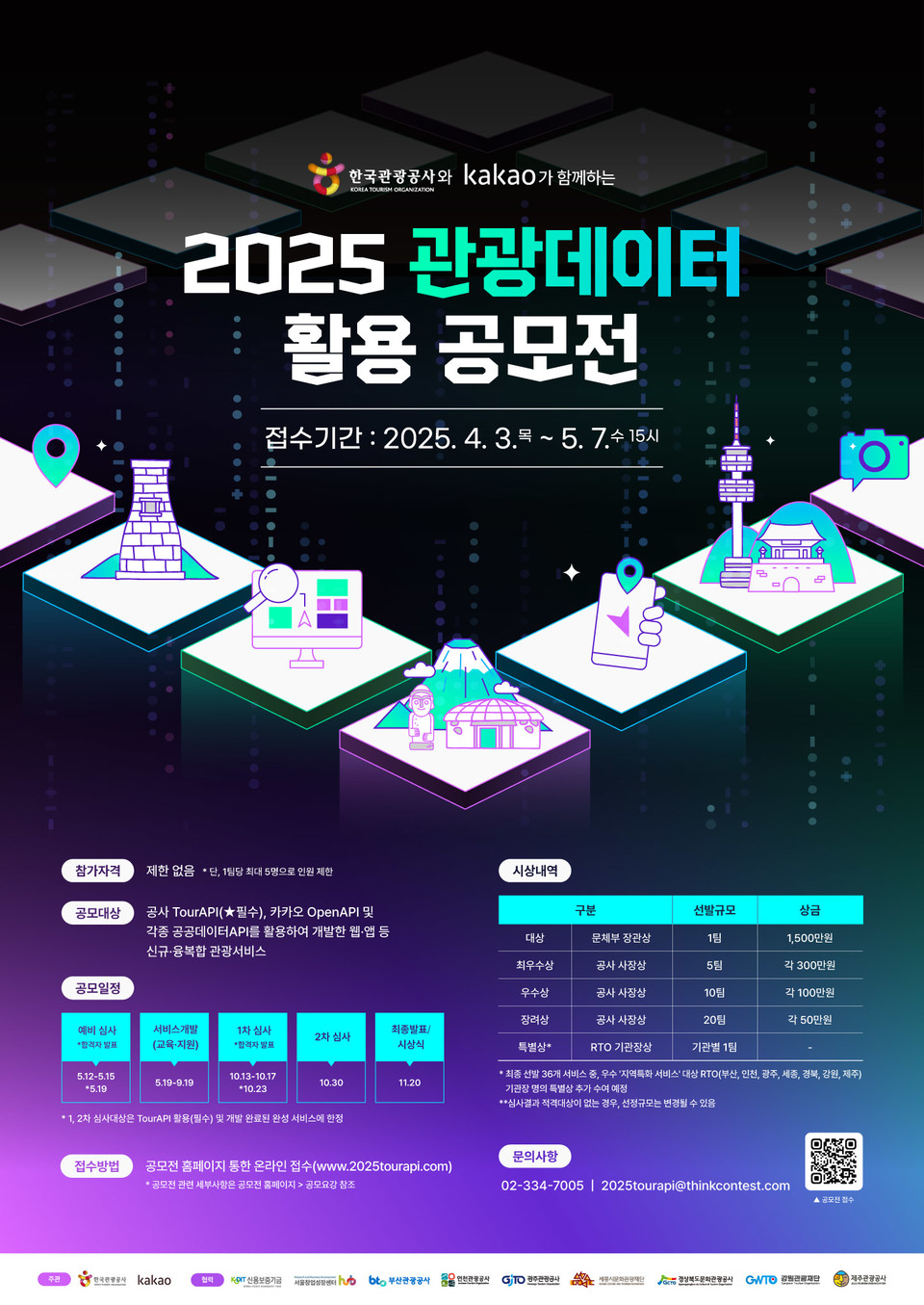 2025 관광데이터 활용 공모전 포스터. 사진=한국관광공사