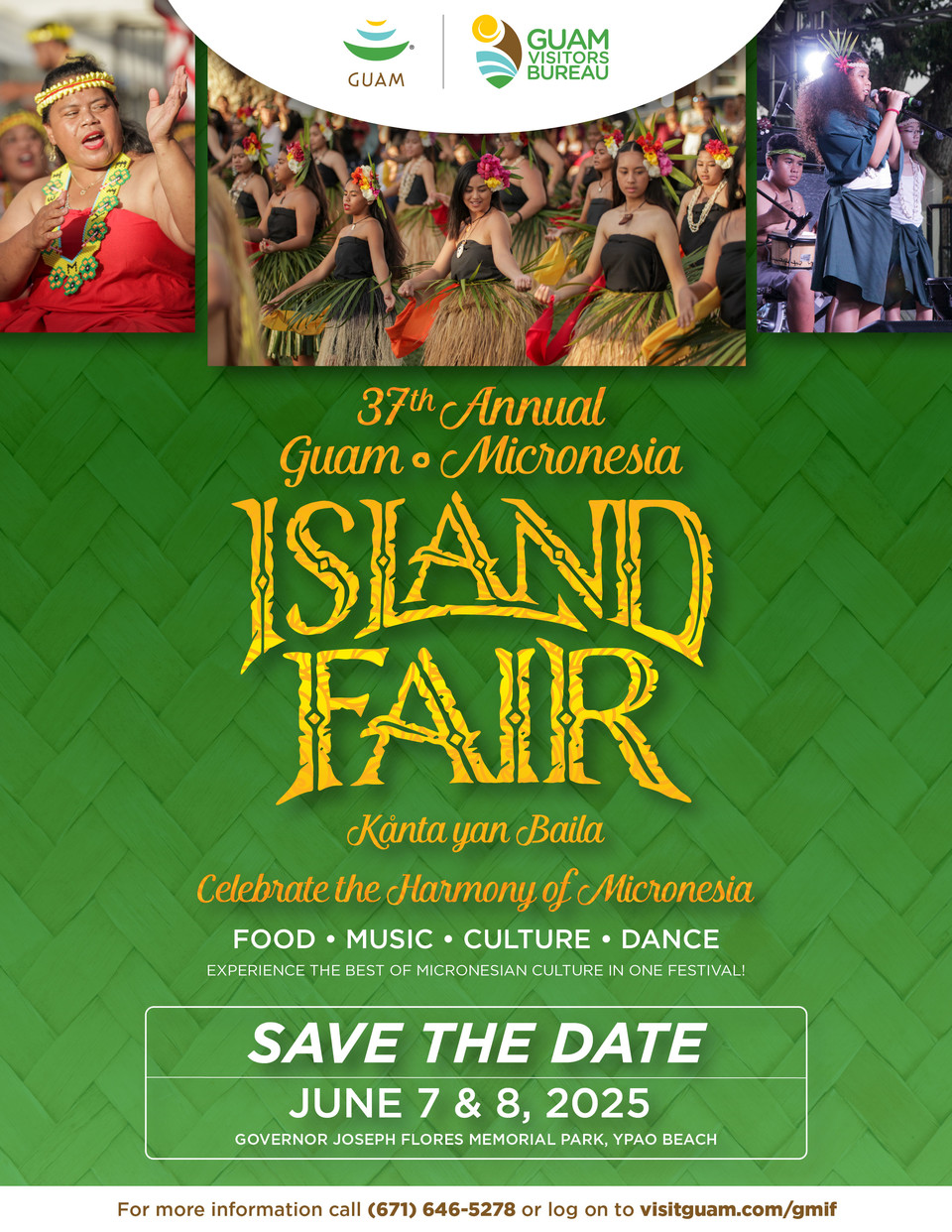 괌 마이크로네시아 아일랜드 페어(GMIF) 포스터. 사진=괌정부관광청