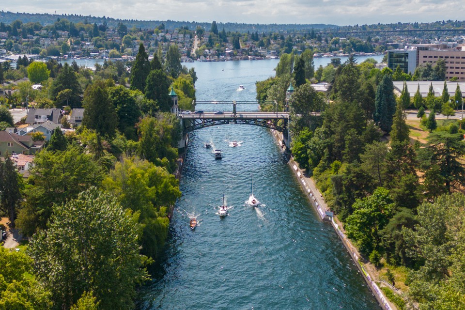 워싱턴 호수(Lake Washington). 사진=시애틀 관광청