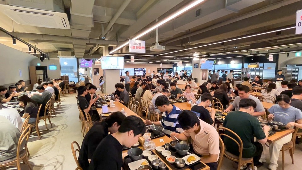 헥토그룹 구내식당 '채움'. 사진=헥토그룹