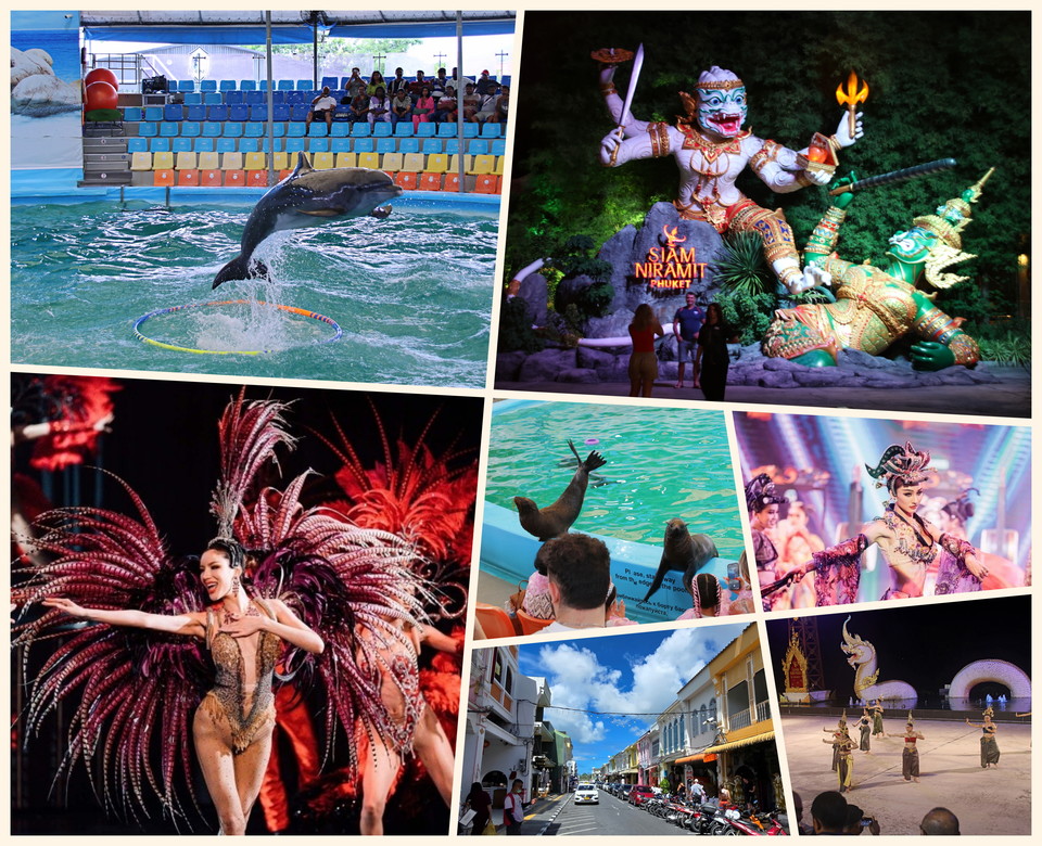 푸껫 여행에서 꼭 봐야할 추천 여행지 공연 3선과 올드 타운. 사진=손진석, 사이먼 쇼