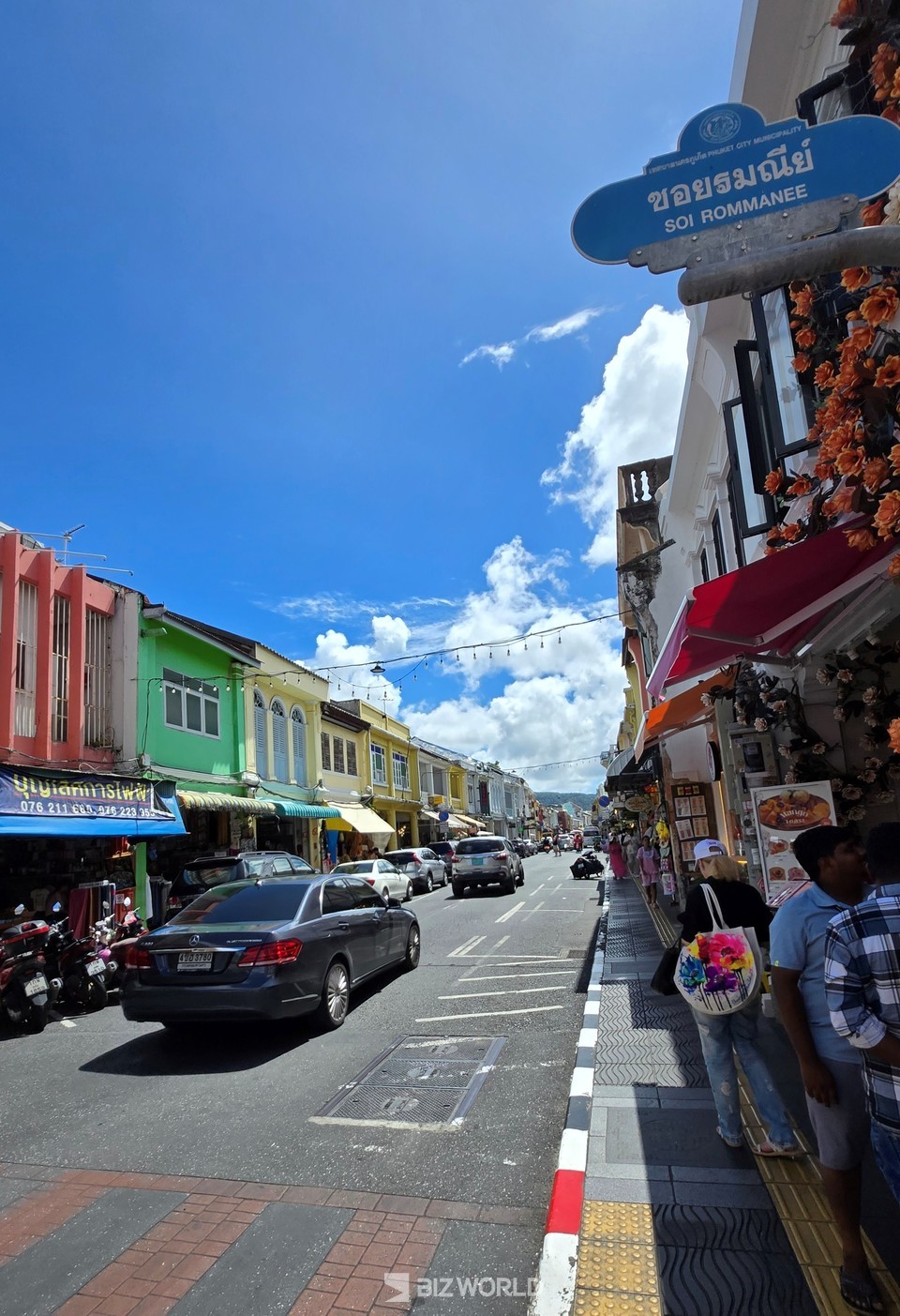 올드타운 소이 로마니 거리 풍경. 사진=손진석 기자