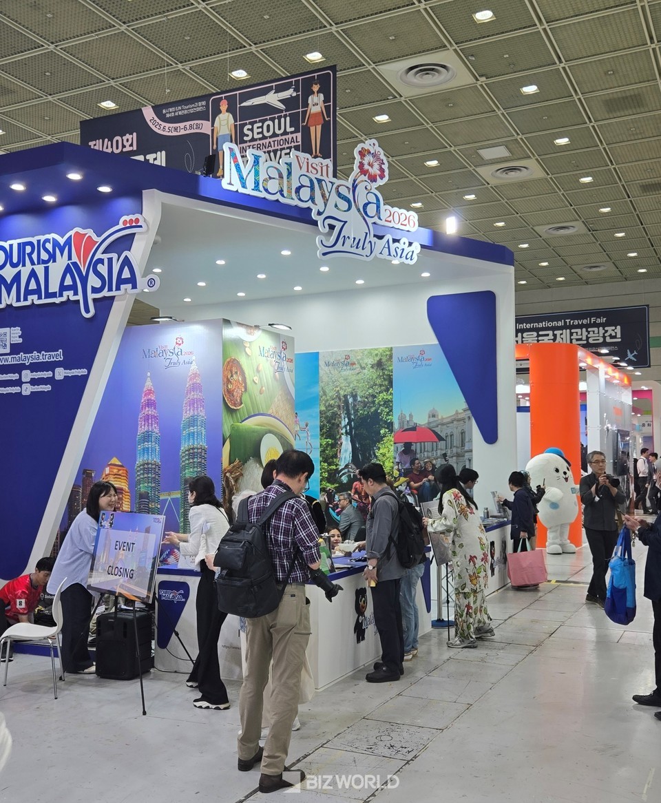 말레이시아 관광청 홍보 부스 전경. 사진=손진석 기자
