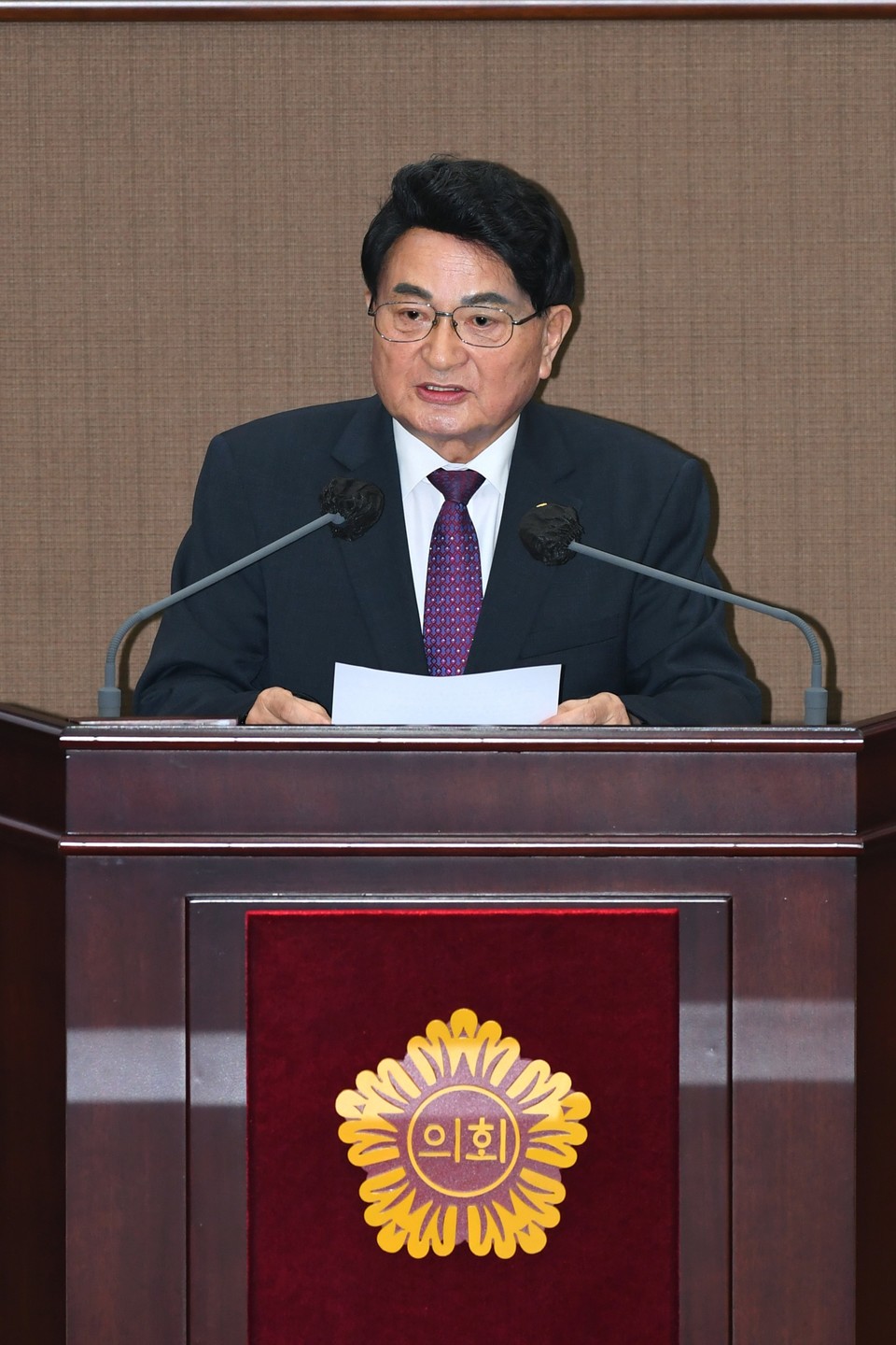 홍국표 서울시의원이 5분발언을 하고 있다. 사진=서울시의회