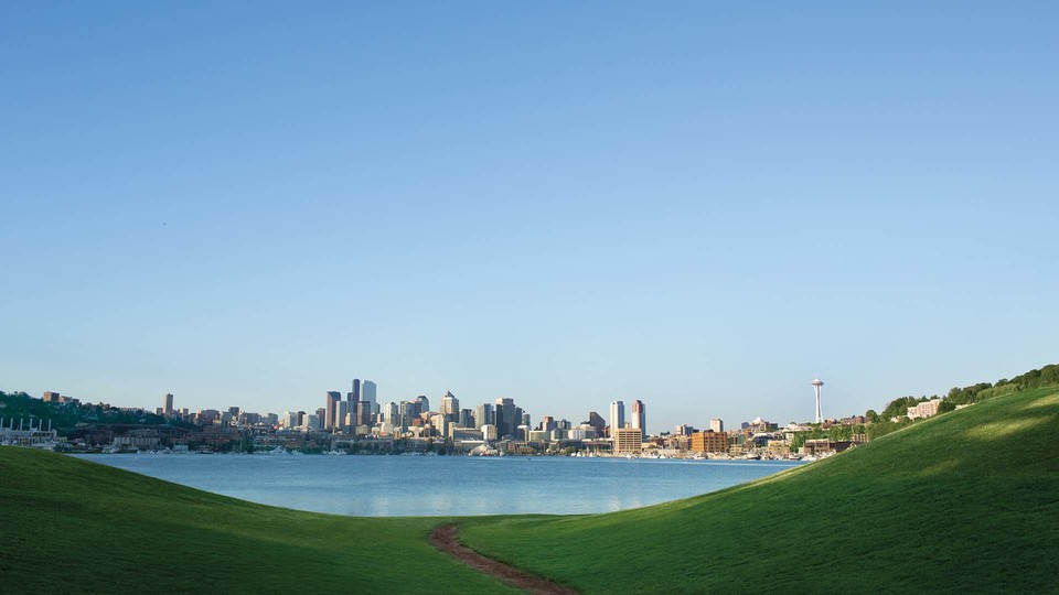 시애틀의 공원에서 바라본 도시 전경. 사진=시애틀관광청