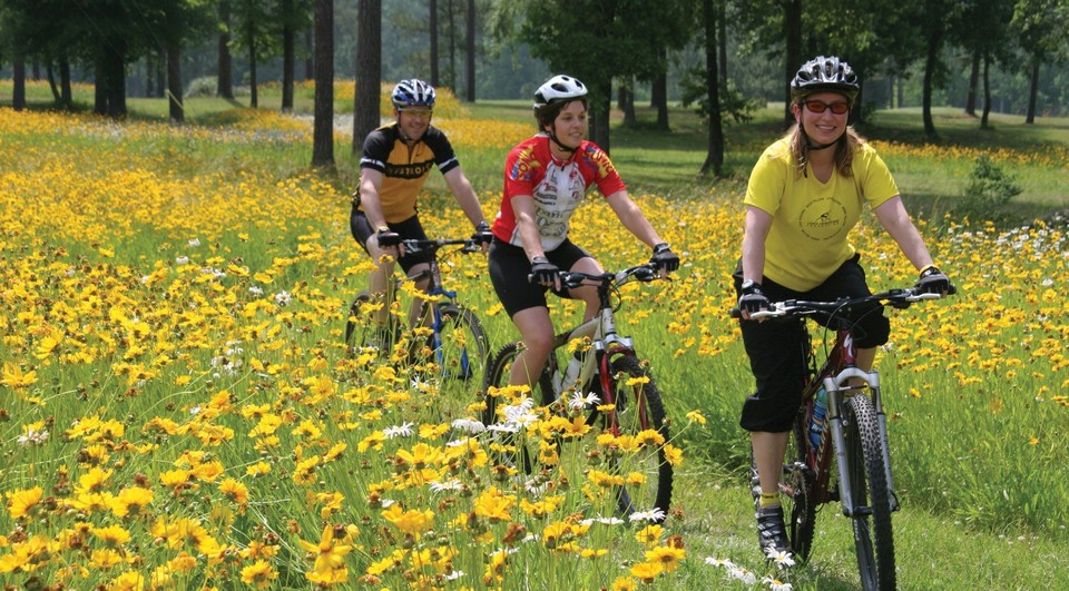 폐선된 철도 노선을 자전거 도로로 개조한 레드트레일 코스 중 하나인 앨라배마주 버밍햄. 사진=미국관광청