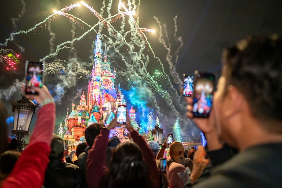 홍콩 디즈니랜드 불꽃쇼. 사진=홍콩관광청