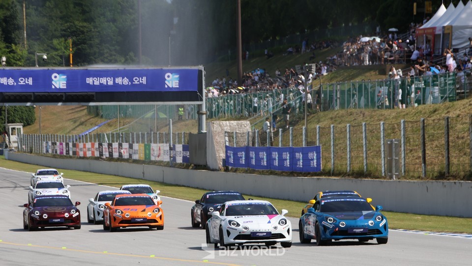 알핀 클래스 3라운드 결승 경기 출발 모습. 용인=손진석 기자