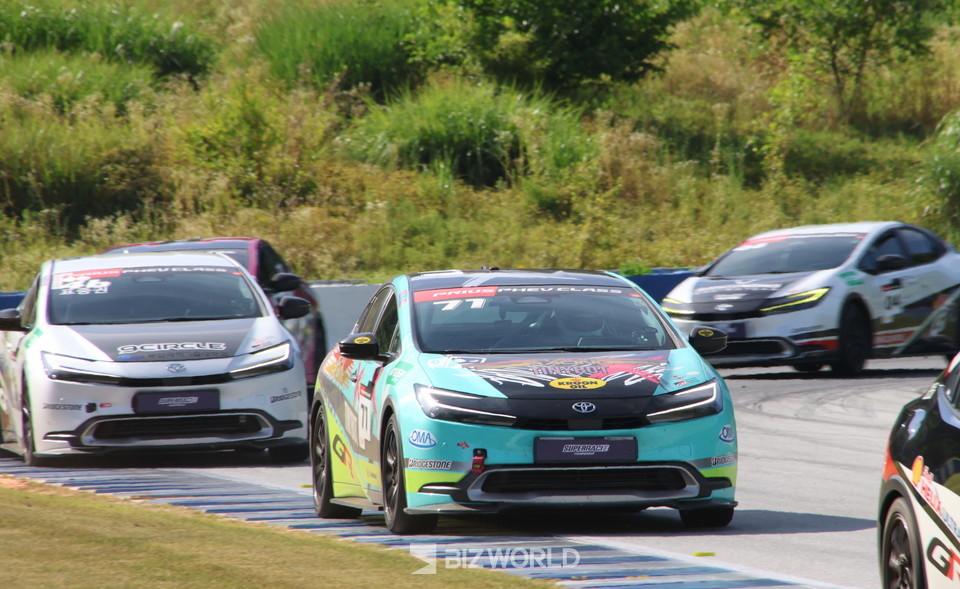 김현일(71번)이 선두권에서 경쟁을 펼치고 있다. 용인=손진석 기자