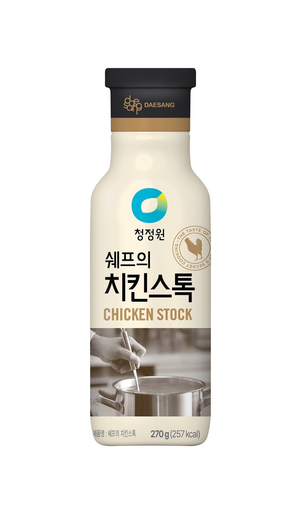 대상㈜ 청정원이 튜브형 용기를 적용해 사용 편의성을 높인 ‘쉐프의 치킨스톡’ 신제품을 출시한다고 1밝혔다. 사진=대상㈜ 청정원