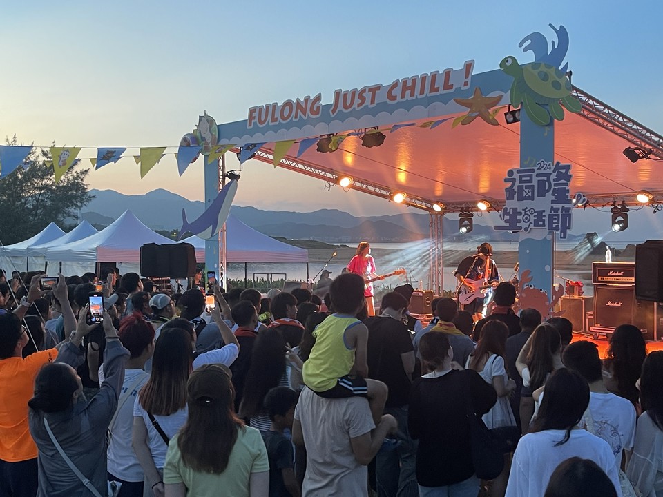 해풍 음악회 모습. 사진=대만관광청