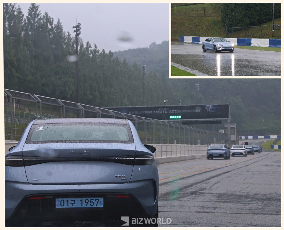 트랙주행 모습. 용인=손진석 기자