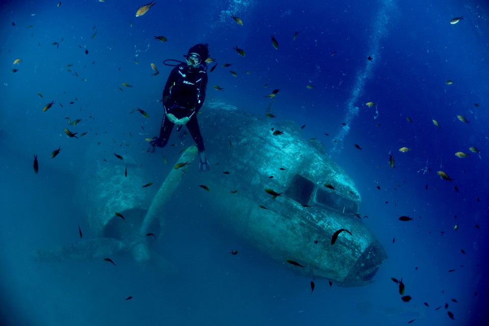 카쉬 해변에서의 다이빙. 사진=튀르키예 문화관광부