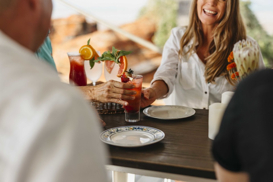 서호주 브룸의 특산 식재료를 활용한 미식체험 바오밥·머틀 샹동 하이티. 사진=호주관광청