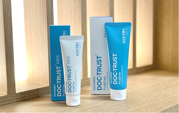 구강 마이크로바이옴 전문 기업 ‘㈜닥스메디’가 유산균 무불소 구강 케어 신제품 ‘닥트러스트 프로엔프리 치약’과 ‘닥트러스트 프로엔프리 키즈 치약’을 새롭게 선보였다고 29일 밝혔다. 사진=닥스메디