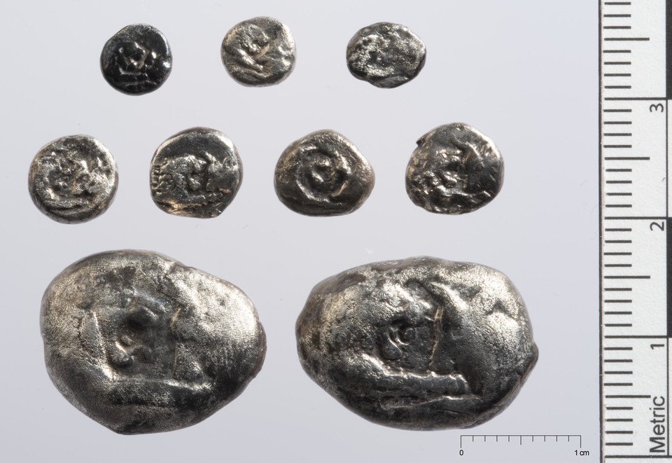 크로이소스 시대에 만들어진 리디아의 주화. 사진=튀르키예 문화관광부