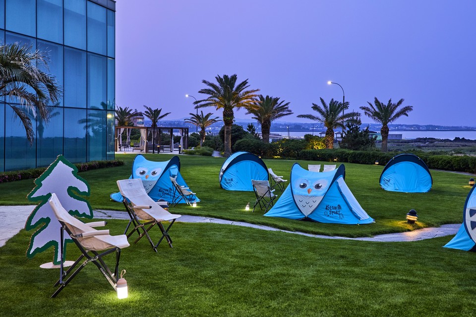 해비치 호텔앤드리조트 제주 '고 와일드 고 해비치' 이벤트 내 '고 와일드 피크닉 존'. 사진=해비치 호텔앤드리조트