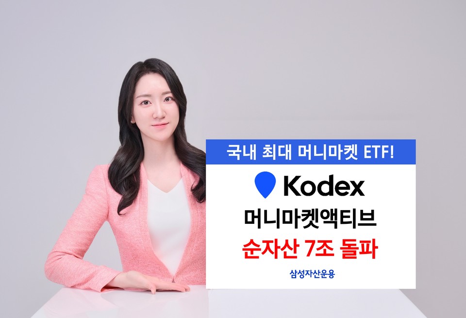 삼성자산운용은 31일 국내 최대 규모의 머니마켓 ETF인 'KODEX 머니마켓액티브'가 순자산 7조원을 넘어섰다고 밝혔다. 사진=삼성자산운용
